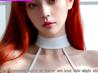 Redhead GF Get Fucked In The Restaurant During The Encounter POV - Uncensored Hyper-Realistic Anime porn Joi, With Auto Sounds, AI [PROMO VIDEO]